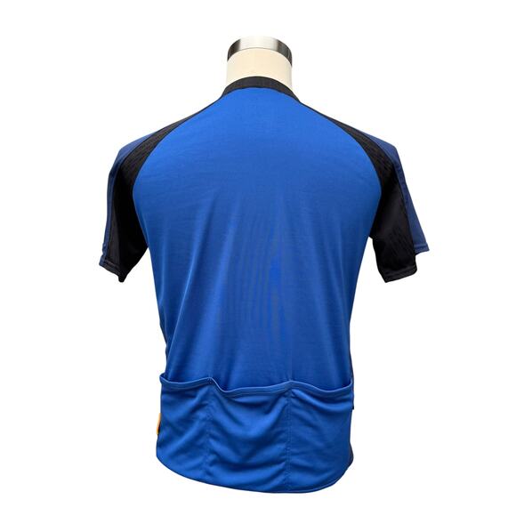 Cannondale Men’s XL Cycling Jersey Blue Half Zip MTB Bike Shirt Short Sleeve - Picture 4 of 9